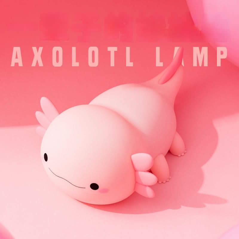 USB Rechargeable Axolotl LED Nightlight with Timer