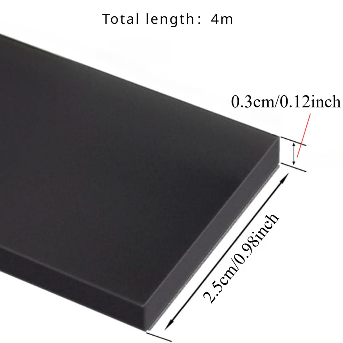 Waterproof Self-Adhesive Rubber Door Sealing Strip