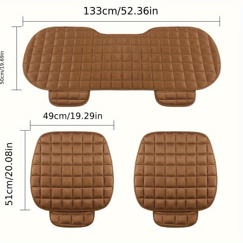 Quilted Waterproof Car Seat Covers, Universal Fit