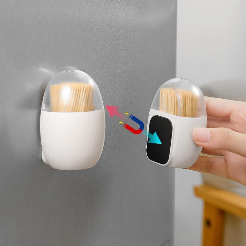 Magnetic Toothpick Holder – Fridge & Kitchen Storage