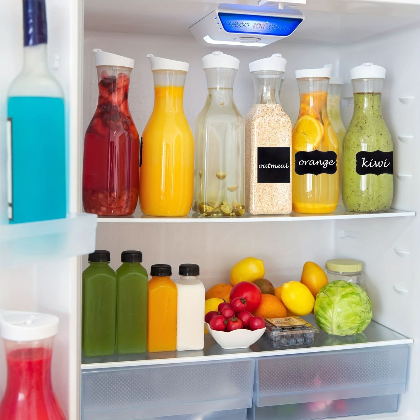 50.72oz Large Clear Plastic Storage Bottle