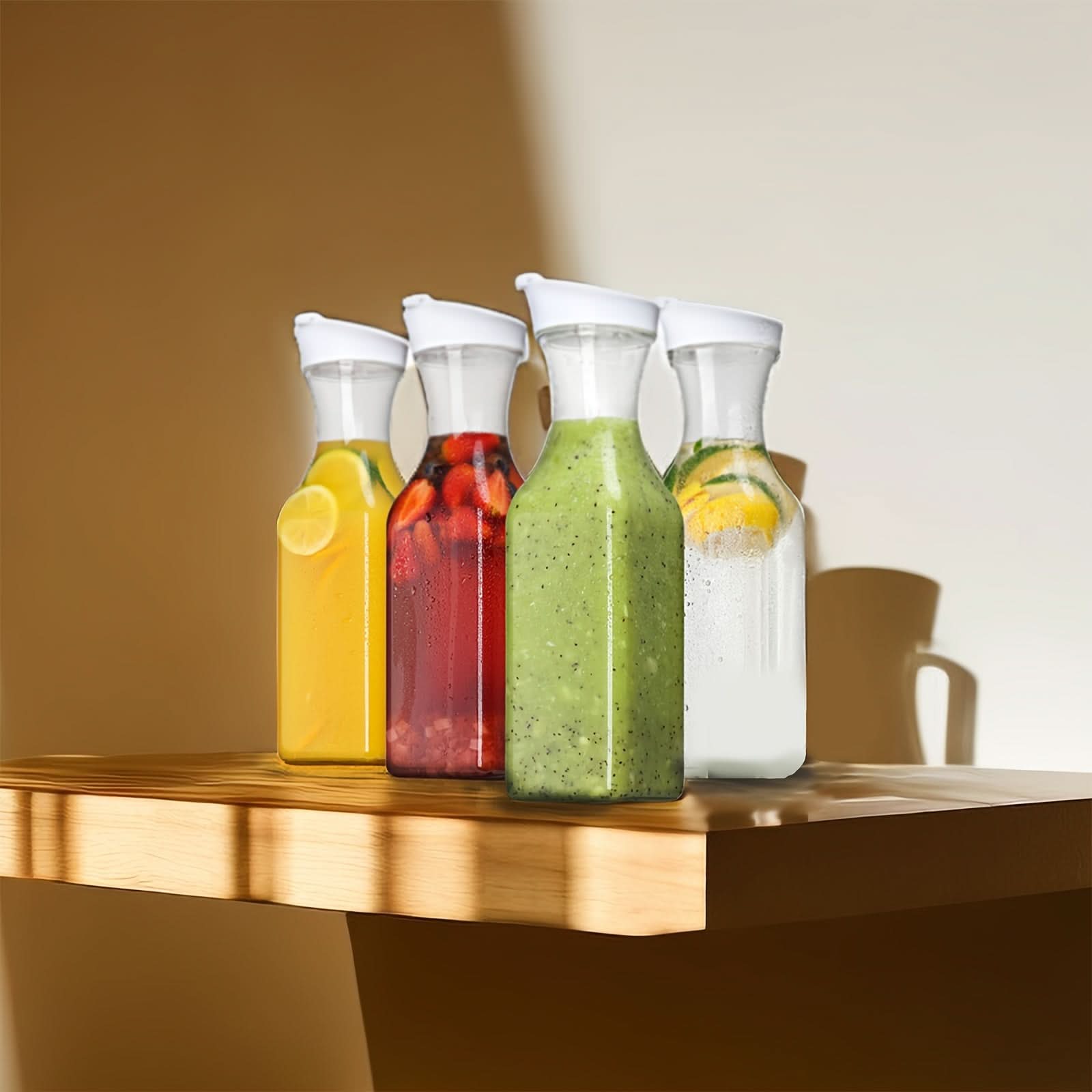 50.72oz Large Clear Plastic Storage Bottle