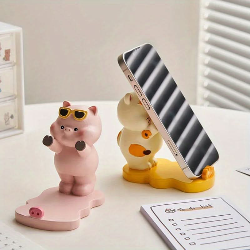 Cute Animal Phone Holder Desk Accessory