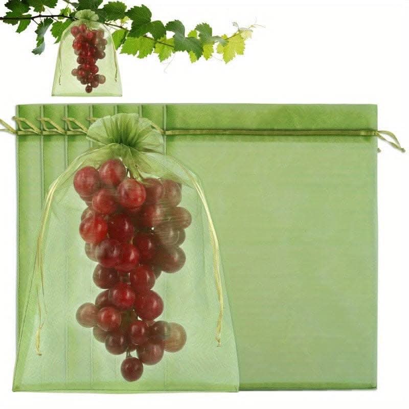 50pcs Green Fruit Protection Bags for Effective Pest Control