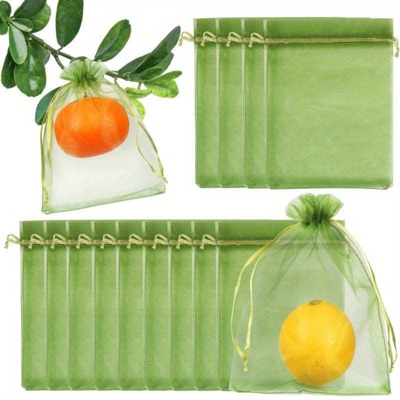 50pcs Green Fruit Protection Bags for Effective Pest Control