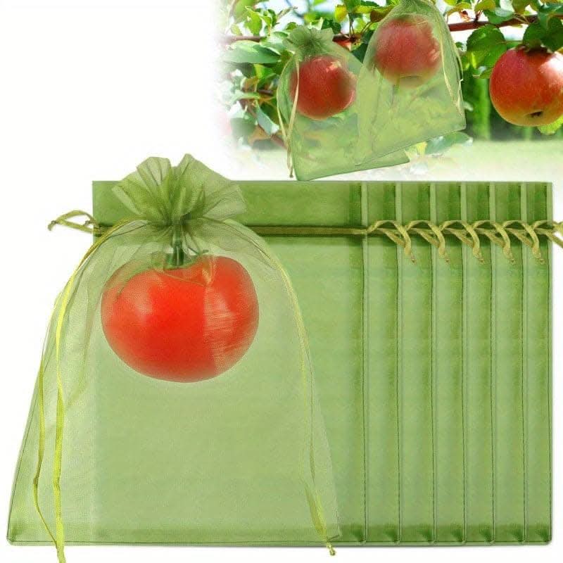 50pcs Green Fruit Protection Bags for Effective Pest Control