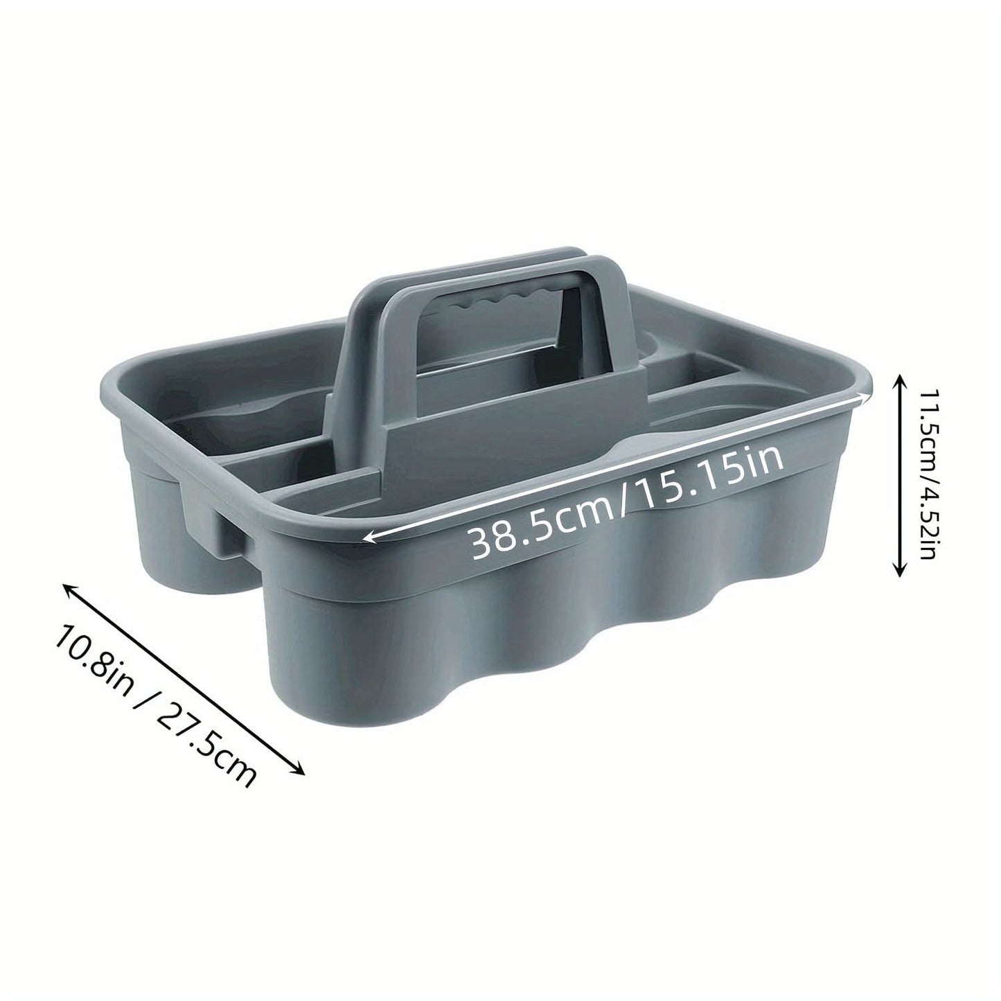 Durable Plastic Cleaning Caddy with Handle