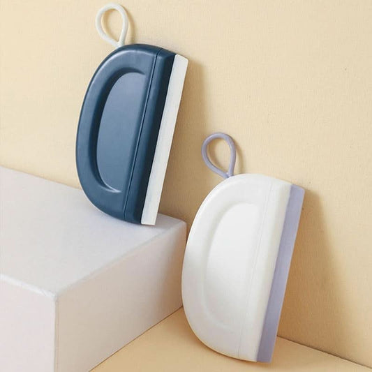 2Pcs Silicone Shower Squeegee for Glass & Windows