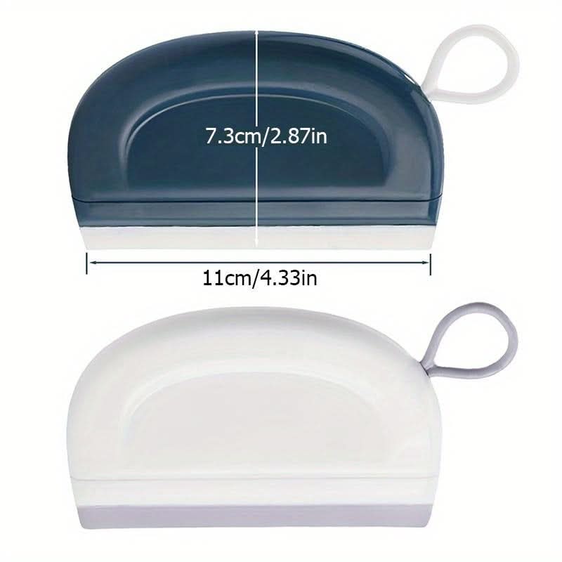 2Pcs Silicone Shower Squeegee for Glass & Windows