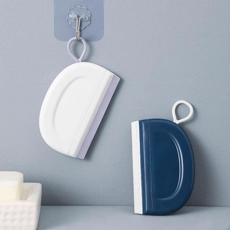 2Pcs Silicone Shower Squeegee for Glass & Windows
