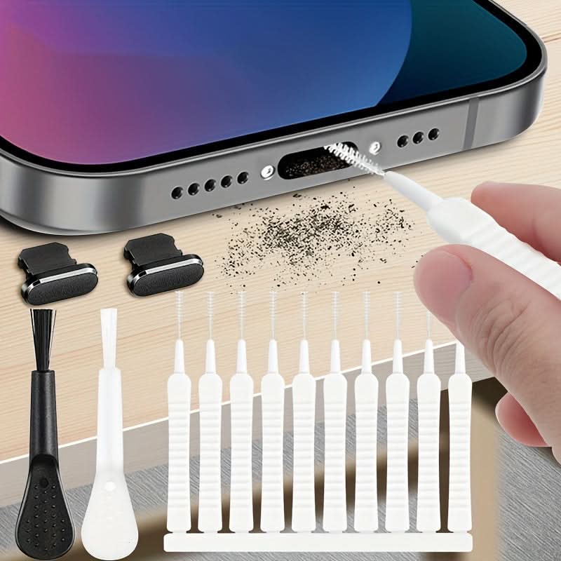 Dust Plug Kit with Cleaning Brush for Devices