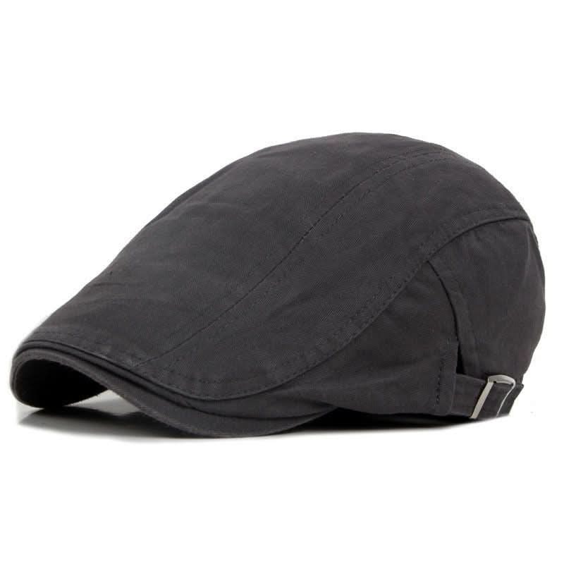 Men’s Ivy Newsboy Cap with Golf Visor – Lightweight Spandex, Cabbie Style
