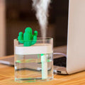 USB Cactus Humidifier with LED Lighting