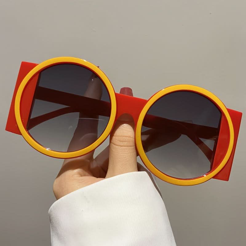 Trendy UV400 Round Sunglasses – Block Designer Shades
