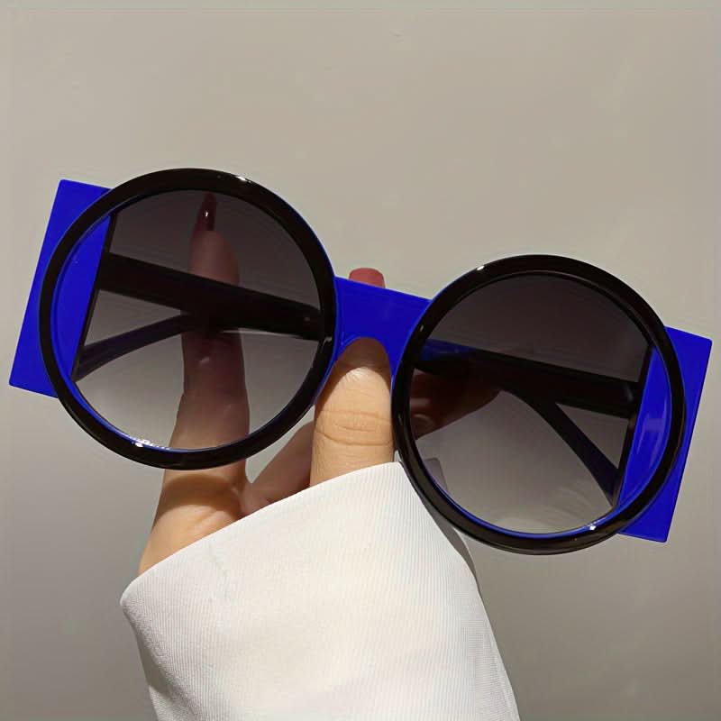 Trendy UV400 Round Sunglasses – Block Designer Shades