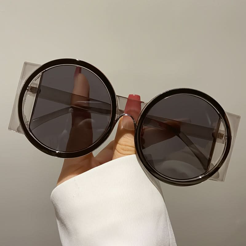 Trendy UV400 Round Sunglasses – Block Designer Shades