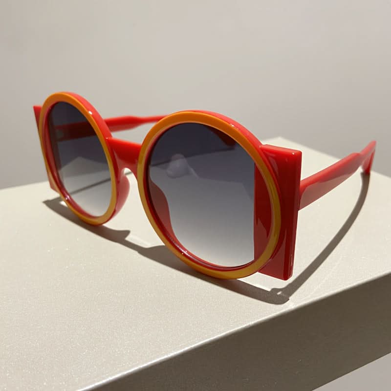 Trendy UV400 Round Sunglasses – Block Designer Shades