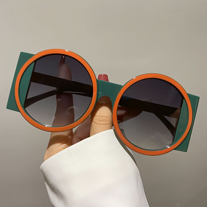Trendy UV400 Round Sunglasses – Block Designer Shades