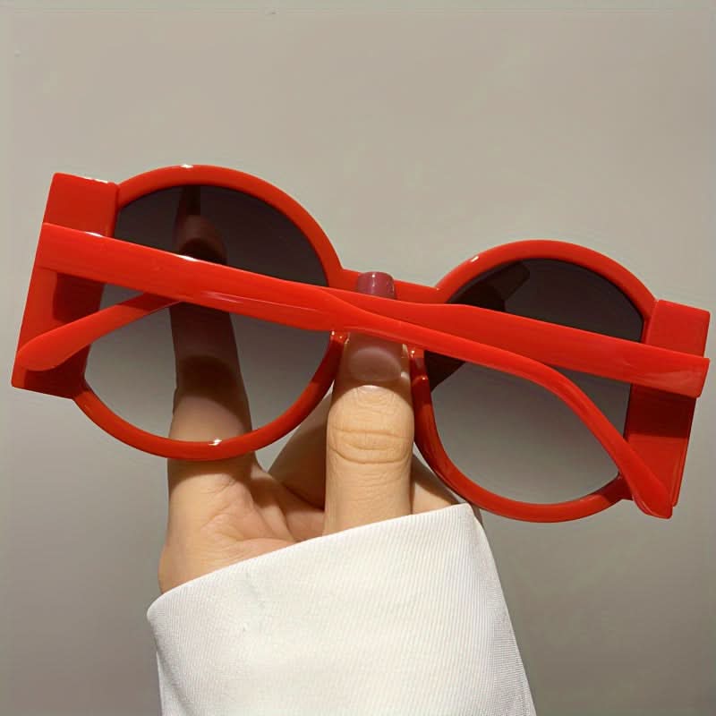 Trendy UV400 Round Sunglasses – Block Designer Shades