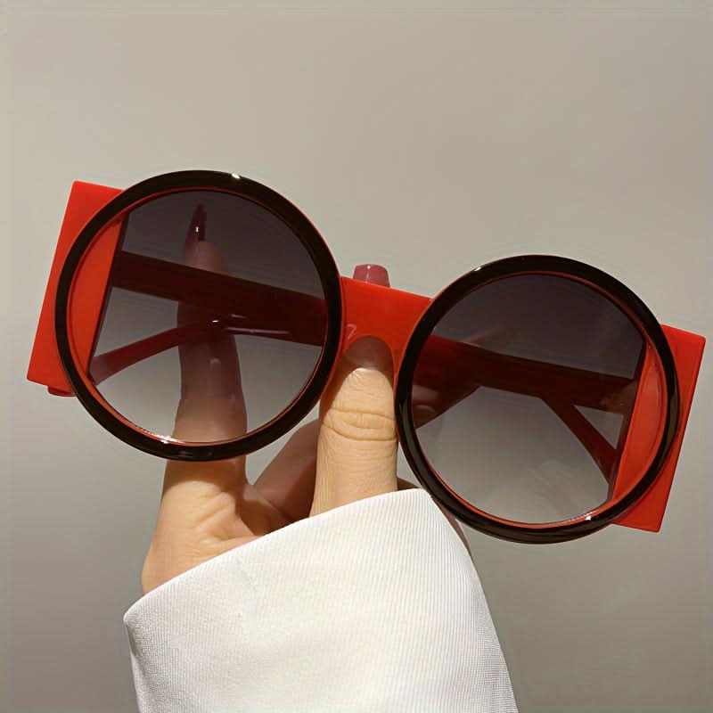 Trendy UV400 Round Sunglasses – Block Designer Shades