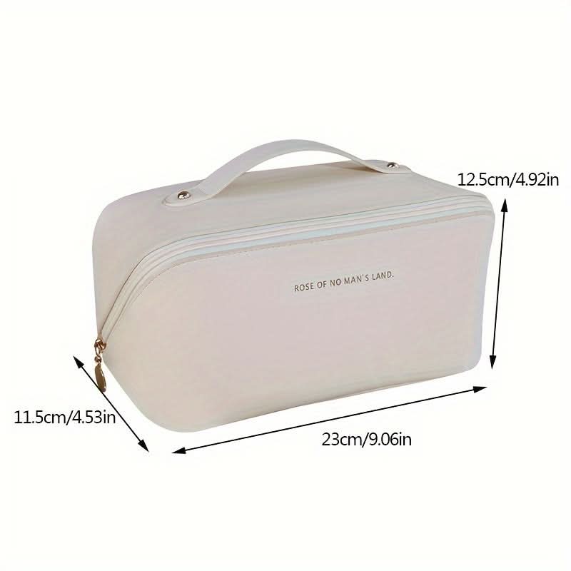 Waterproof Faux Leather Cosmetic Handbag