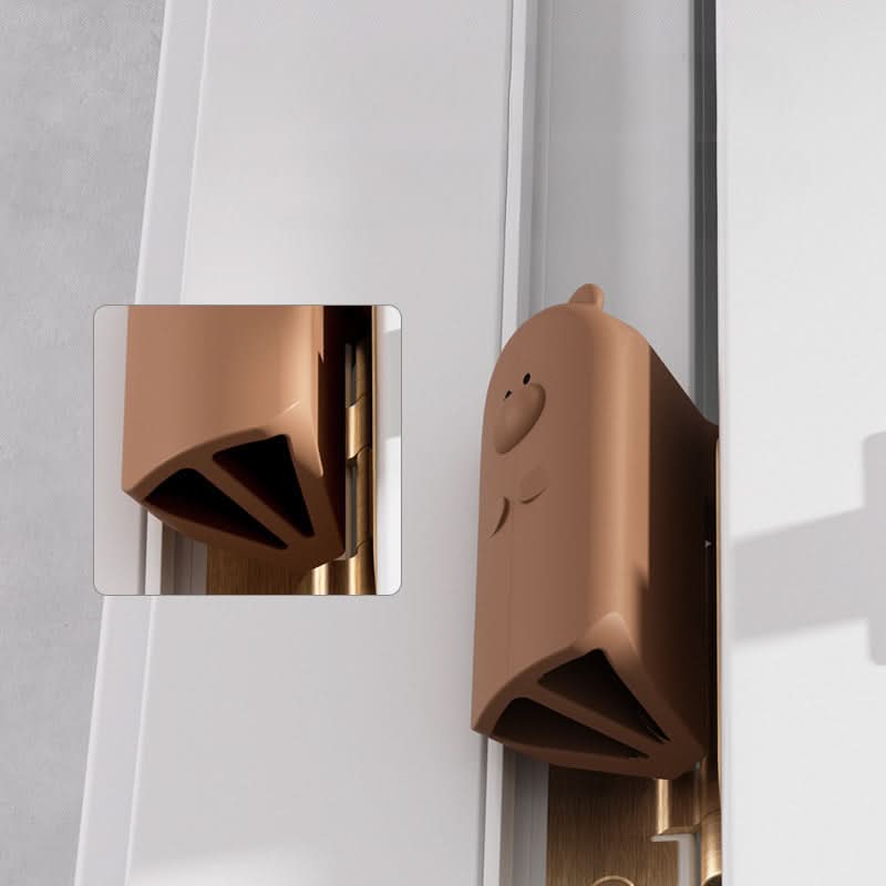 Silicone Door Stopper for Kids' Safety - Prevents Finger Pinching