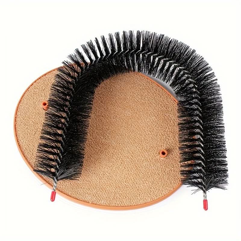 Carbon Fiber Cat Scratching Arch with Self-Groomer