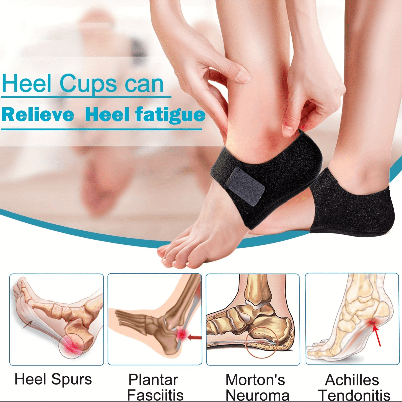 Cushioned Heel Protectors for Pain Relief Pack