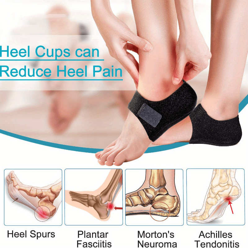 Cushioned Heel Protectors for Pain Relief Pack