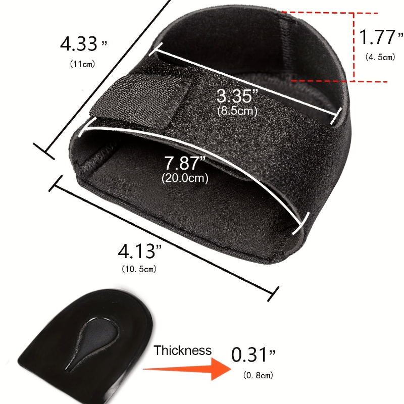 Cushioned Heel Protectors for Pain Relief Pack