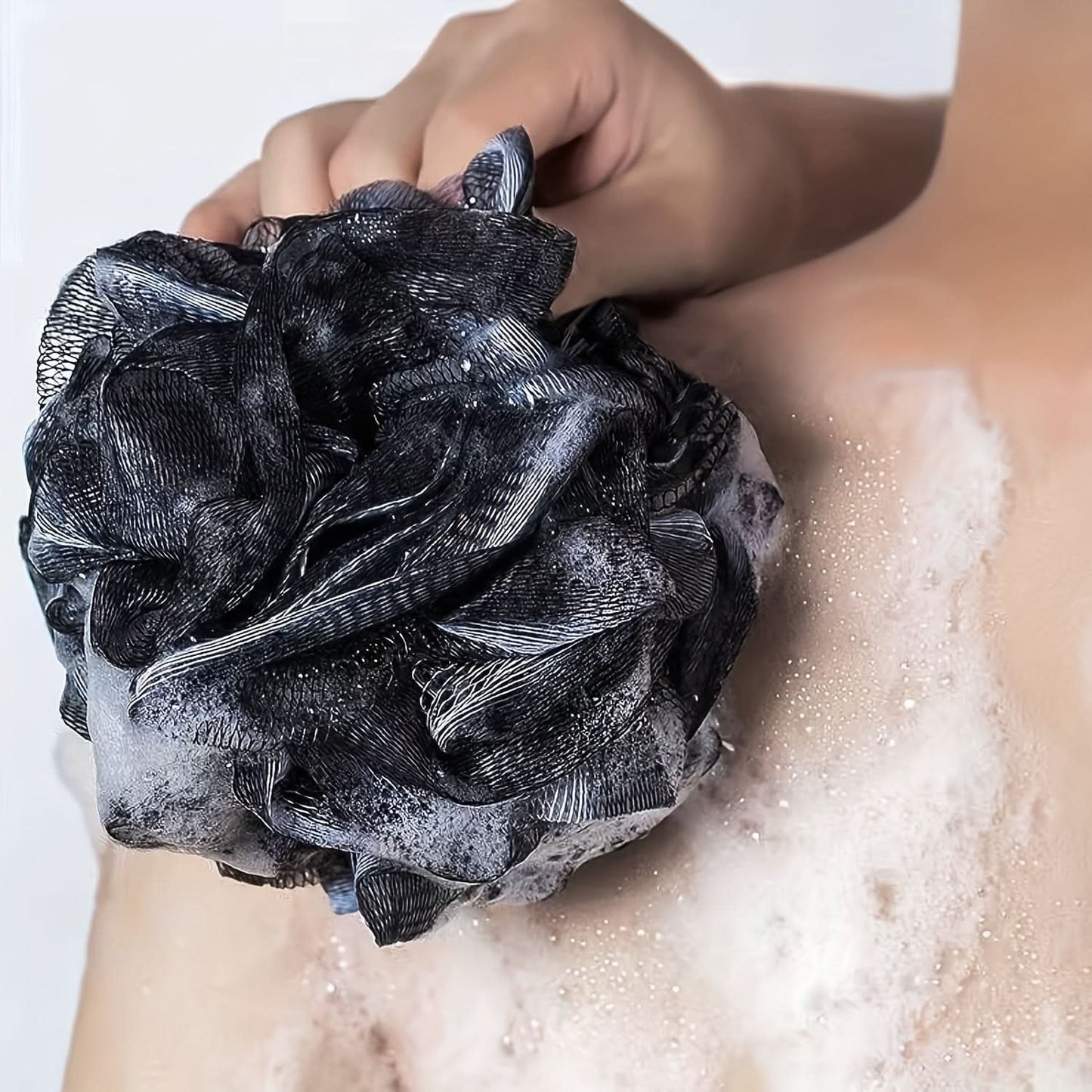 3pcs Bath Exfoliating Kit – Soft Loofah Sponge, Bath Glove, Exfoliating Washcloth
