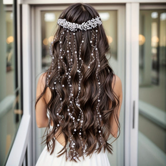 Exquisite Pearl Bridal Headpiece Hair Comb