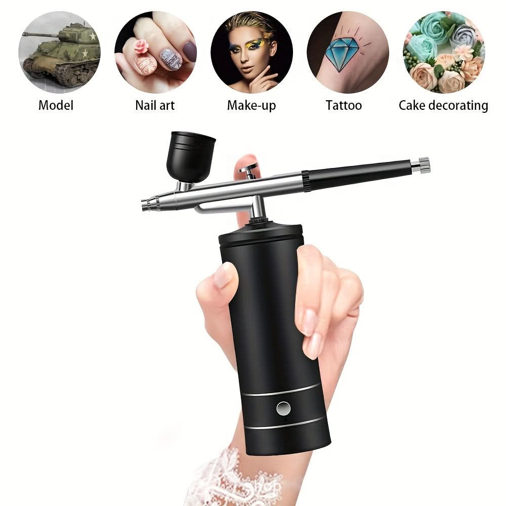 Wireless Airbrush Kit with Compressor
