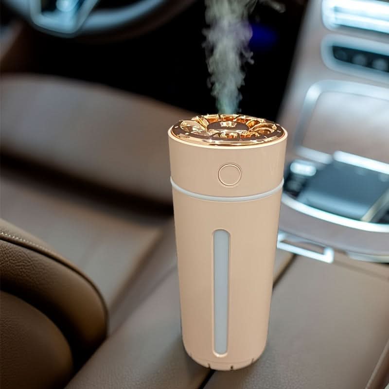 Portable USB Air Purifier & Humidifier – Quiet with Color Nightlight