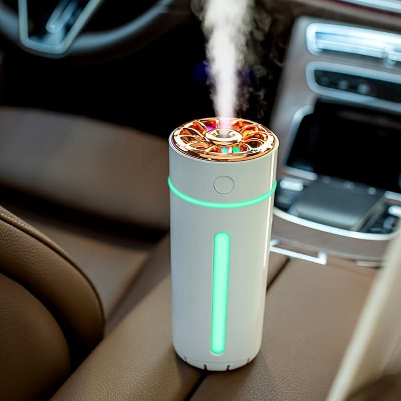 Portable USB Air Purifier & Humidifier – Quiet with Color Nightlight