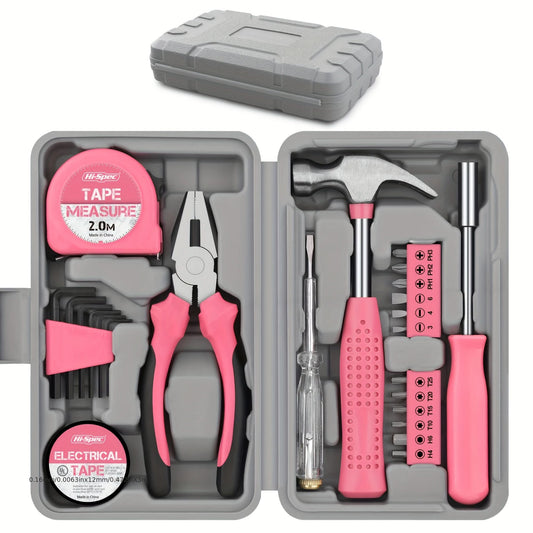 13-Piece Pink Home Repair Tool Set