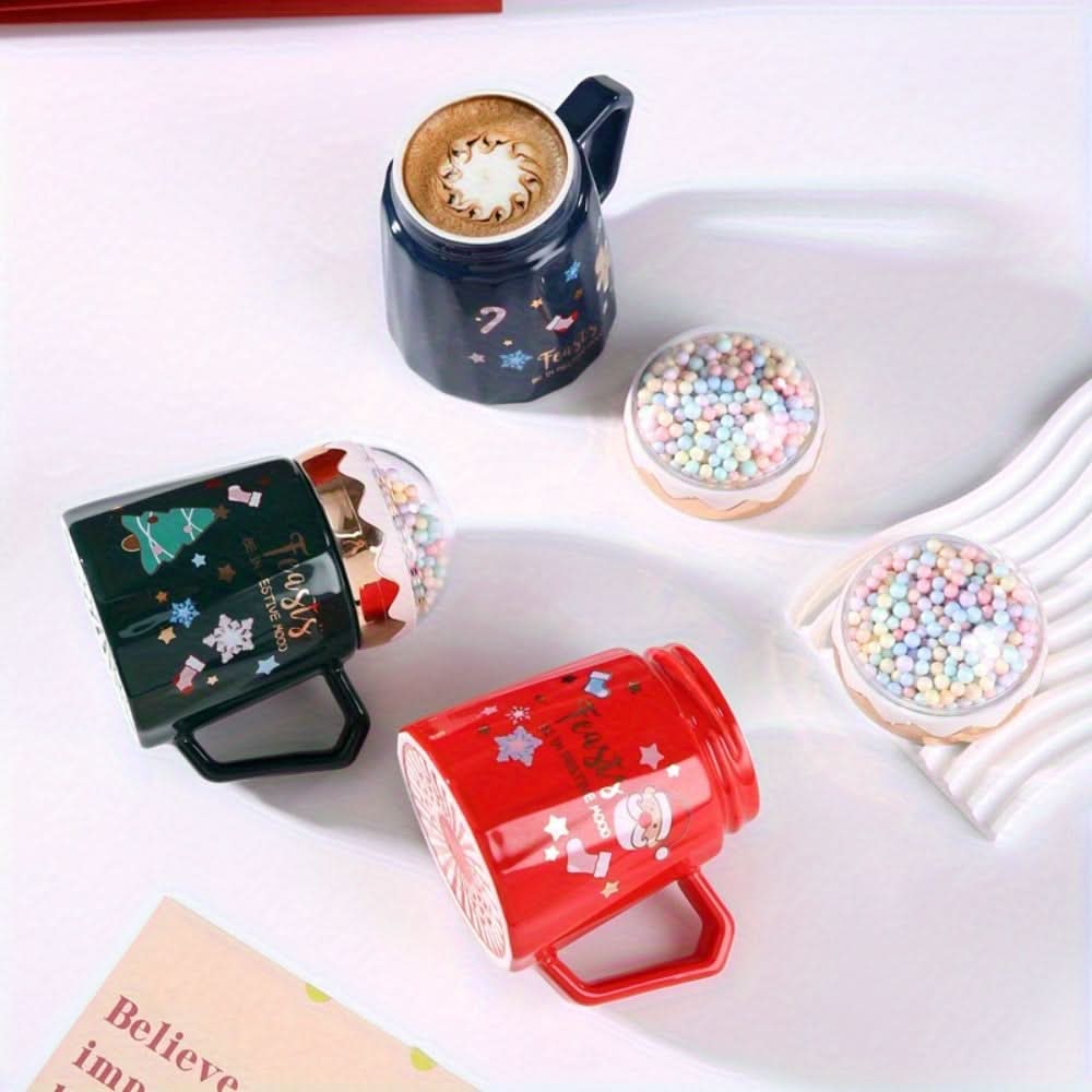 Christmas Ceramic Coffee Mug Gift Set