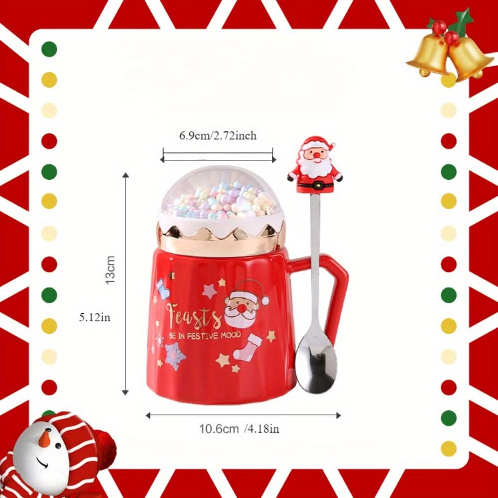 Christmas Ceramic Coffee Mug Gift Set