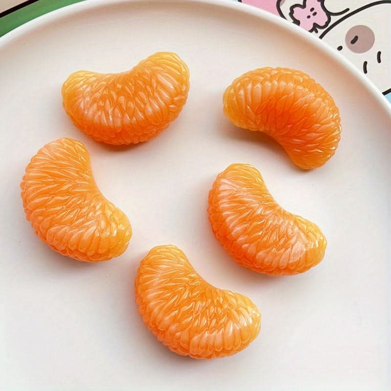 5Pcs Orange Fruit Hair Clips for Kids