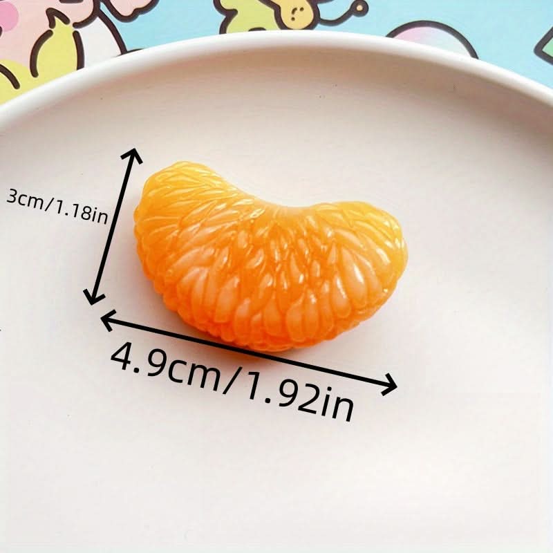 5Pcs Orange Fruit Hair Clips for Kids
