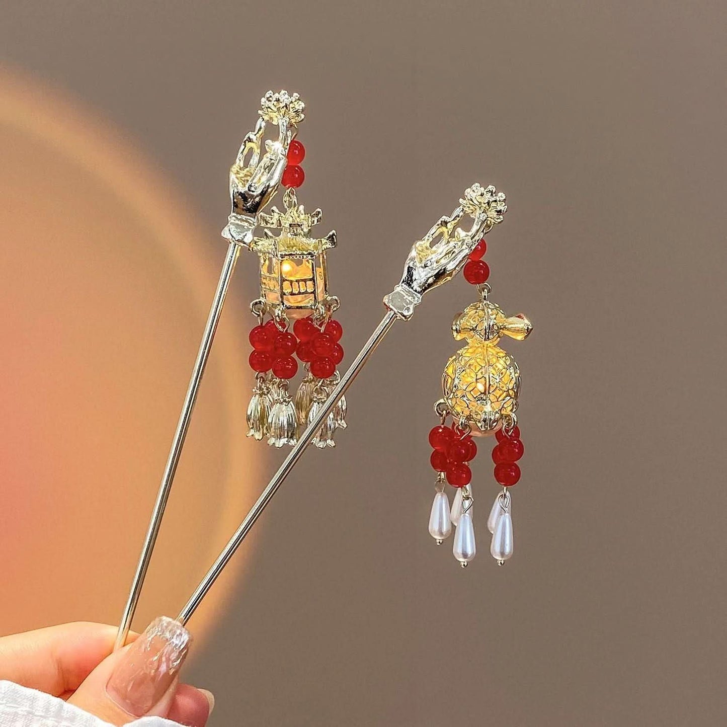 5pcs Alloy Tassel Chinese Style Hair Accessories