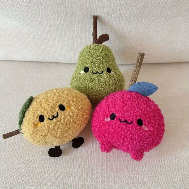 Natural Sisal Cat Teething Toys – Fruit-Shape