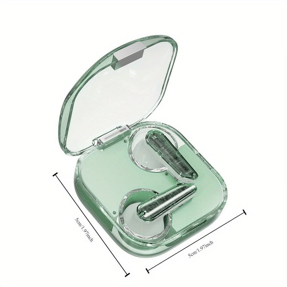 50H Stereo Bass Wireless Earbuds, Bluetooth 5.3, ENC Noise Cancelling