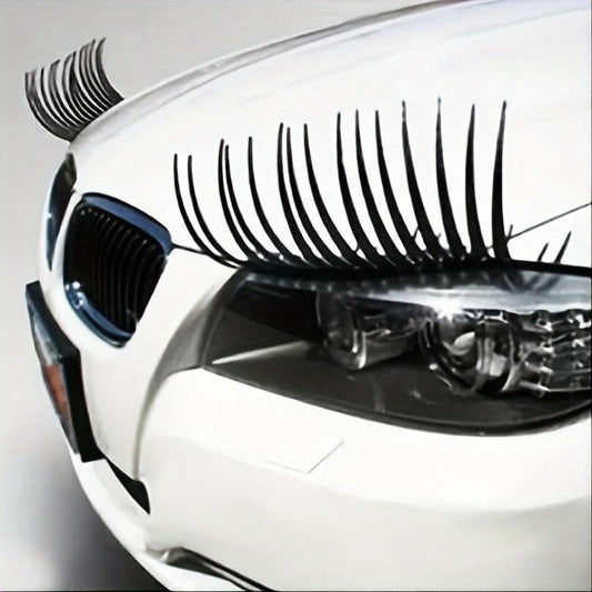 Eyelash Car Light Stickers – Trendy Headlight Decals
