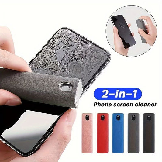 2-in-1 Screen Cleaner Spray Bottle Set