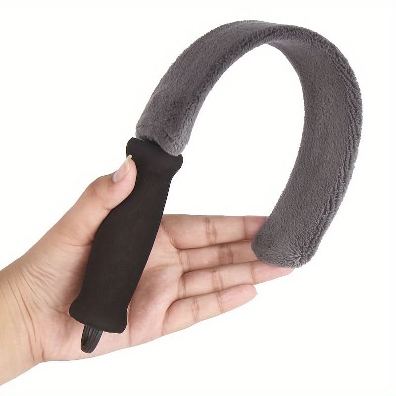 Microfiber Car Cleaning Duster – Flexible Detailing Brush with Plastic Handle