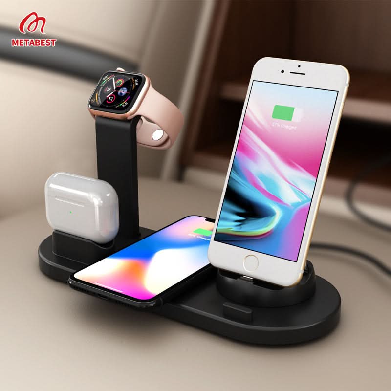 4-in-1 Wireless Charging Station - Fast Charge Dock