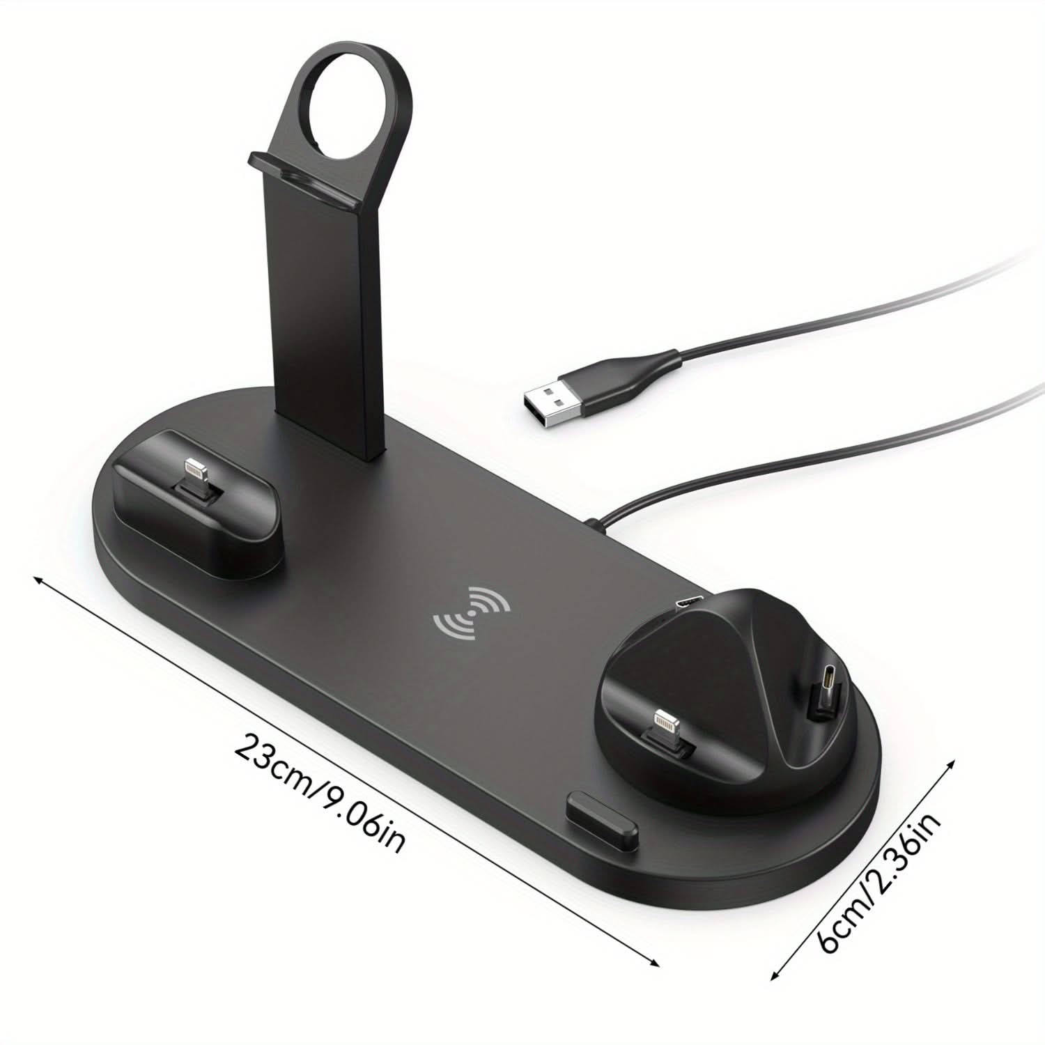 4-in-1 Wireless Charging Station - Fast Charge Dock