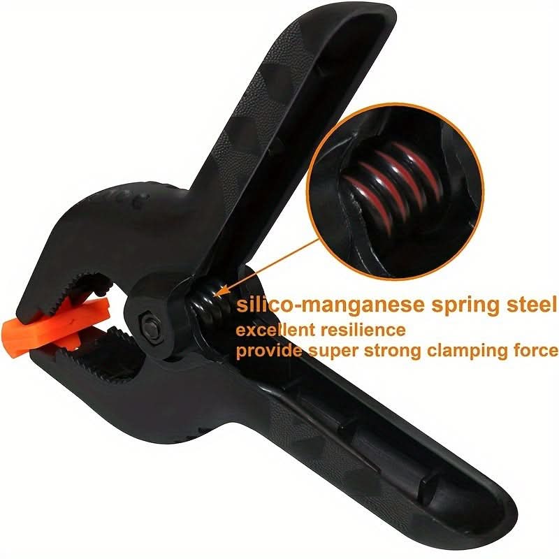 12-Piece Heavy-Duty Spring Clamps Set