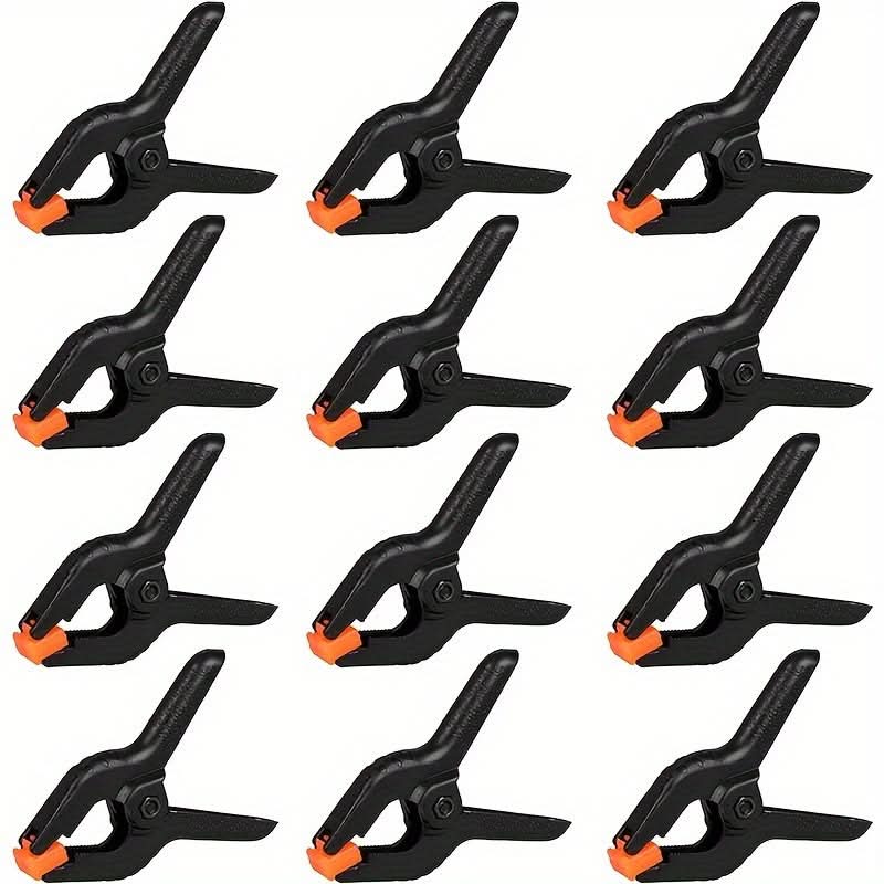 12-Piece Heavy-Duty Spring Clamps Set